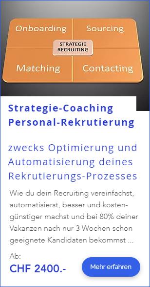 Angebot Strategie-Coaching Personal-Rekrutierung
